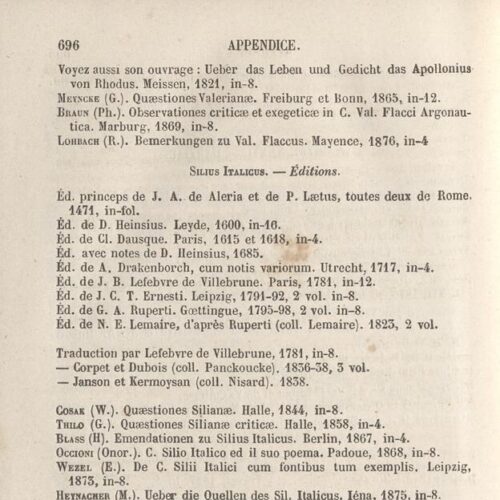 18,5 x 11,5 εκ. 4 σ. χ.α. + VIII σ. + 722 σ. + 4 σ. χ.α., όπου στη ράχη του βιβλίου τα αρ�